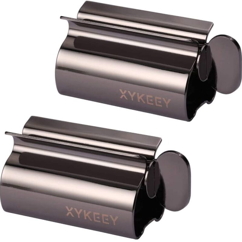 Metal Toothpaste Tube Wringer Seat Holder Stand-Black