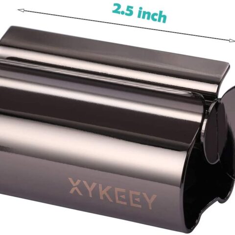 Metal Toothpaste Tube Wringer Seat Holder Stand-Black