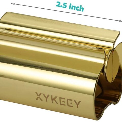 Set of 2 Toothpaste Squeezer Rollers-Gold