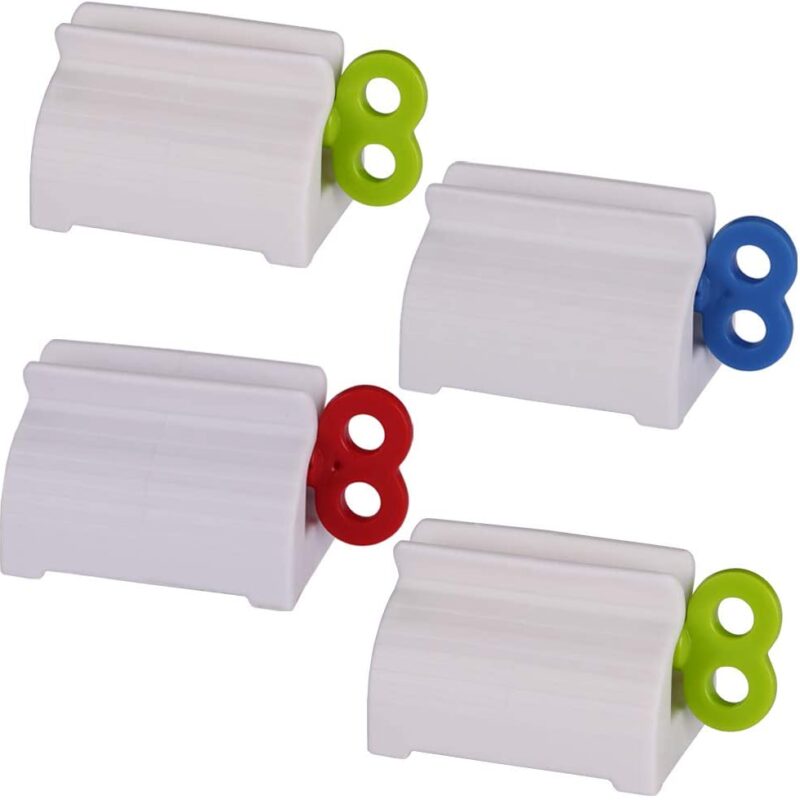 Toothpaste Tube Squeezers Toothpaste Roller - 4pcs (Multi-Colored)