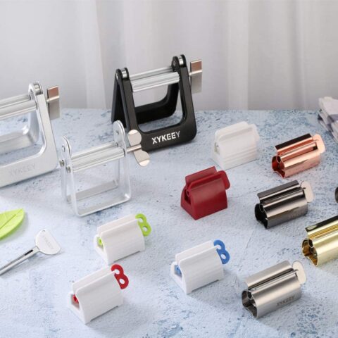 Toothpaste Tube Squeezer - Set of 2 Matt Black