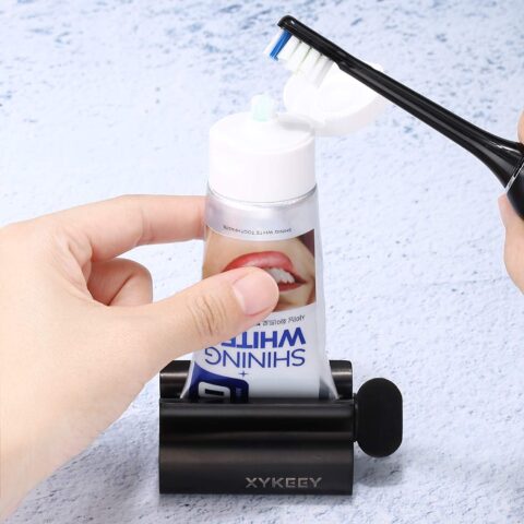 Toothpaste Tube Squeezer - Set of 2 Matt Black