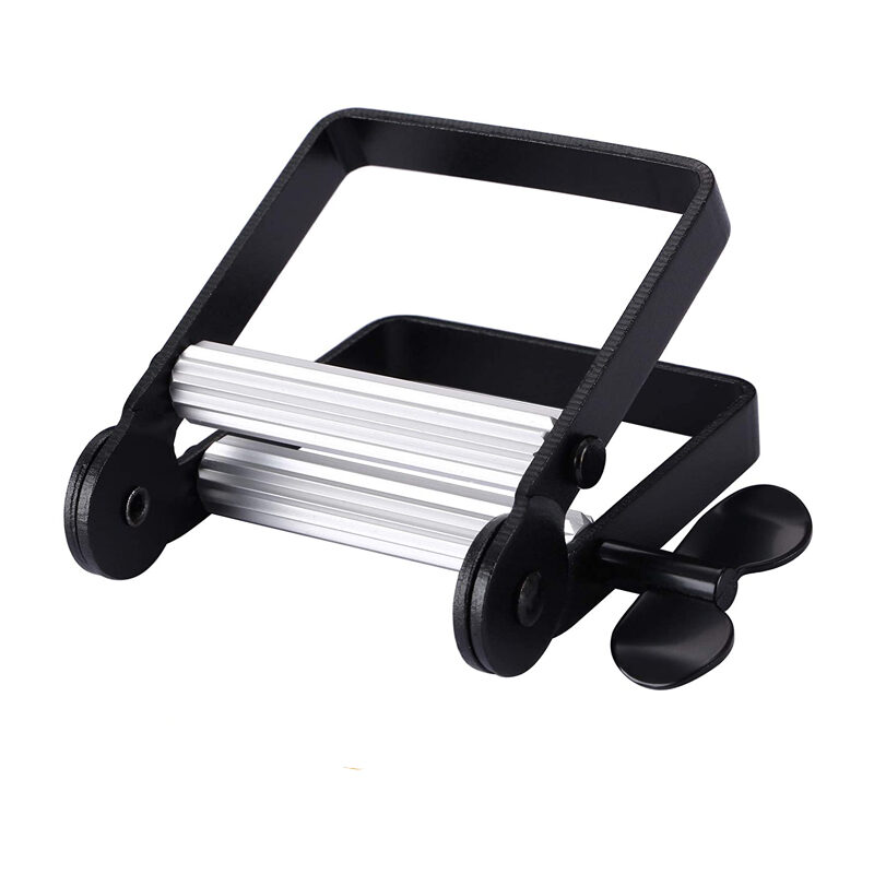 Toothpaste Squeezer, Metal Toothpaste Tube Squeezer Paint Tube Wringer for Artist, Hair Salon, Painter… (Black)